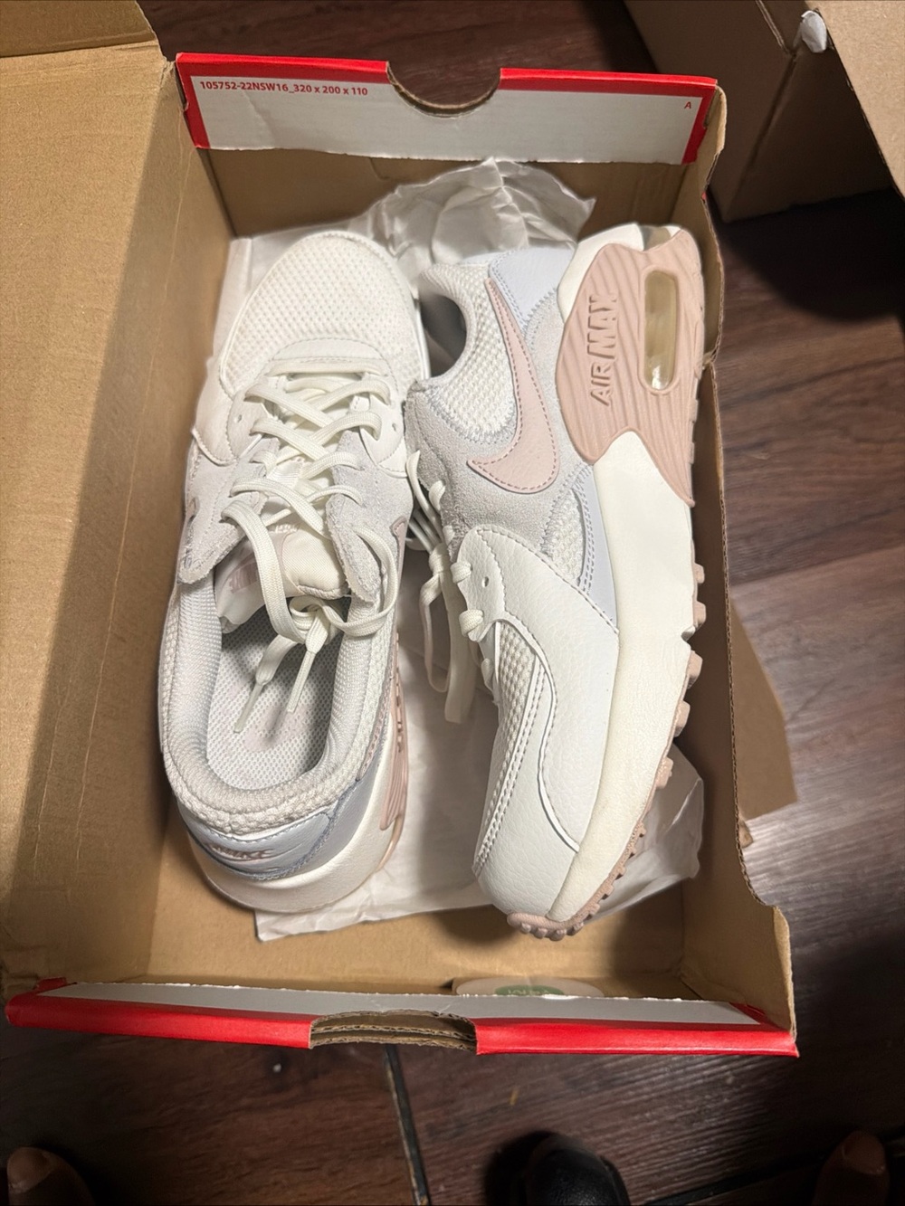 Nike Air Max Excee Sneakers Womens 7.5 Summit White Particle Pink CD5432-151